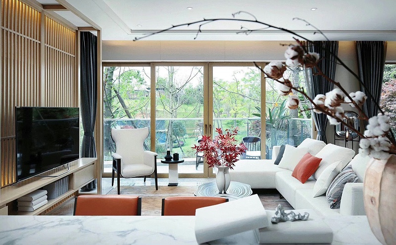 定制鋁包木門(mén)窗實(shí)拍