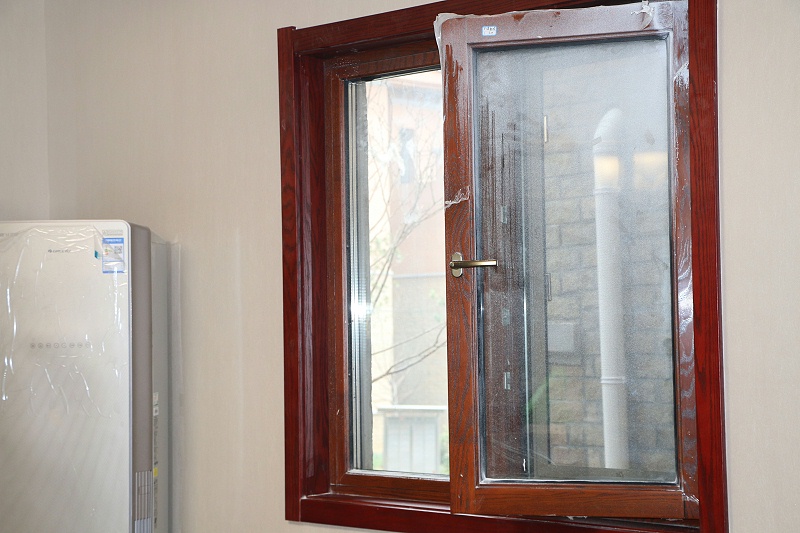 鋁包木門窗實拍