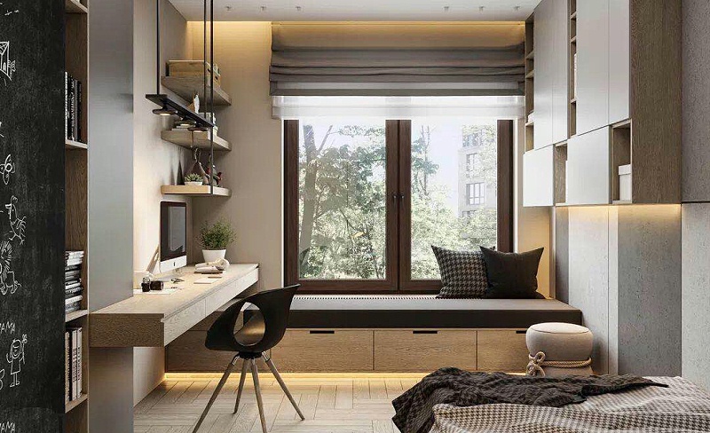 鋁包木門窗展示