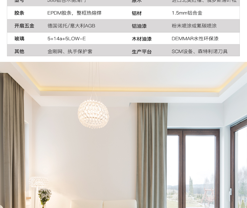 鋁包木88側滑門 (2)